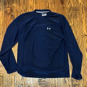 Under Armour heat gear Men's Dark Blue Long Sleeve Tee. S